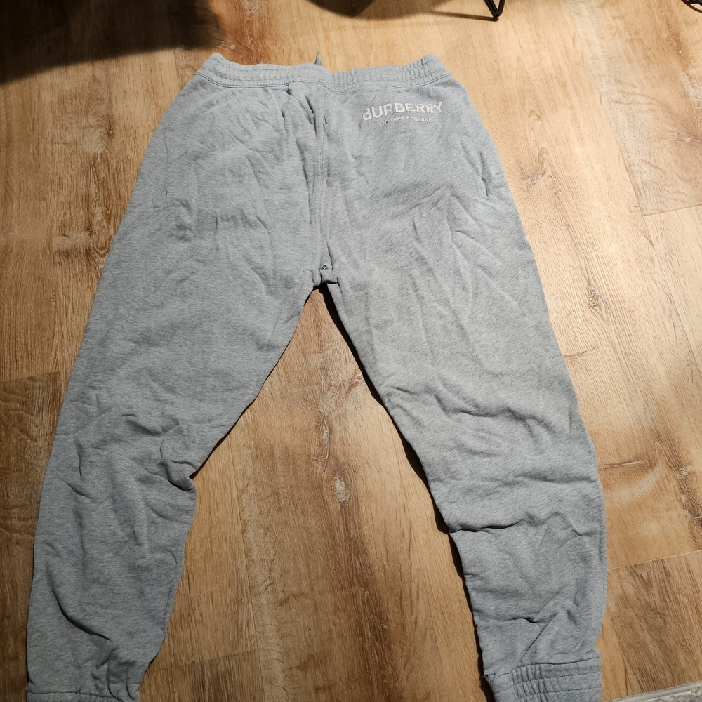 Burberry Light Gray Joggers - Picture 2 of 4
